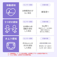 画像をギャラリービューアに読み込む, AKOi Heart(アコイハート)ベビーケアアラーム 動きセンサー ※代引き不可