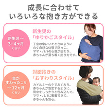 画像をギャラリービューアに読み込む, ベビースリング カドルミー ソリッド【送料無料】