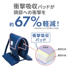 画像をギャラリービューアに読み込む, 防災ずきん 衝撃吸収パッド入り
