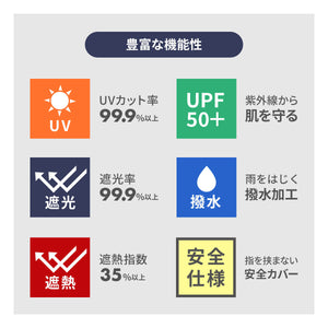 LINEDROPS 晴雨兼用 折り畳み傘 55cm