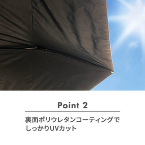 LINEDROPS 晴雨兼用 折り畳み傘 55cm