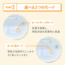 画像をギャラリービューアに読み込む, ハンズフリー電動さく乳器 【送料無料】
