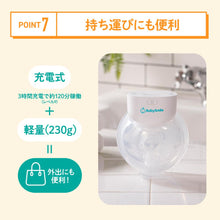 画像をギャラリービューアに読み込む, ハンズフリー電動さく乳器 【送料無料】
