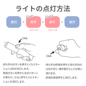 暗い夜道も安心 ぴかぴかさ 光る傘