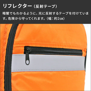 水に浮くリュック