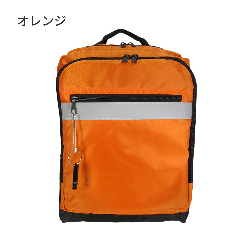 水に浮くリュック