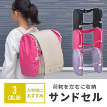 画像をギャラリービューアに読み込む, 荷物を左右に収納　サンドセル
