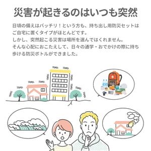 防災緊急7点セット　ボトルタイプ