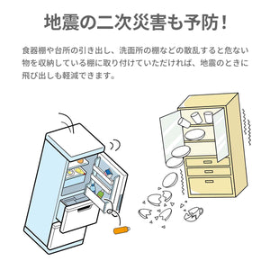 チャイルドロック 2個セット【送料無料】【ネコポス】