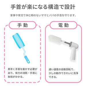 電動哺乳瓶ブラシ【送料無料】
