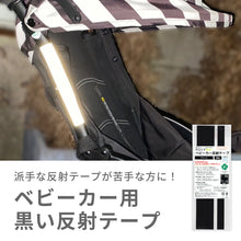 画像をギャラリービューアに読み込む, ベビーカー用反射テープ 【送料無料】【ネコポス】
