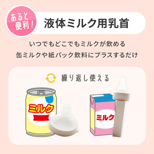リッチェル 液体ミルク乳首3個セット（缶ミルク、紙パック） 【送料無料】