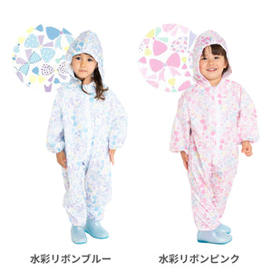 撥水レインロンパース【送料無料】【ネコポス】