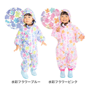 撥水レインロンパース【送料無料】【ネコポス】